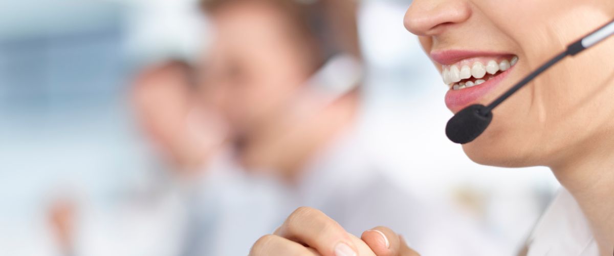 Close-up of woman on a call