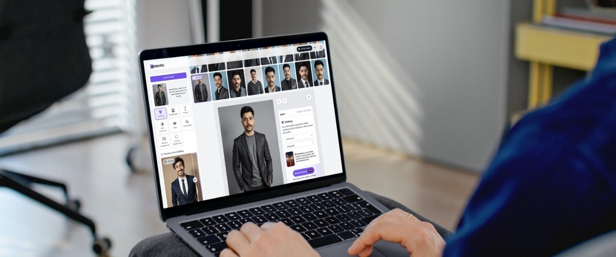 Generating AI headshot with BetterPic