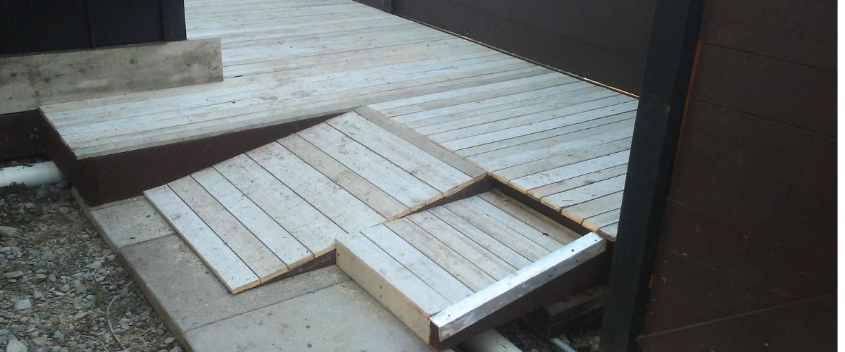 House entry with ramp