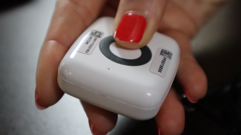 Lifeline on the go mini button device