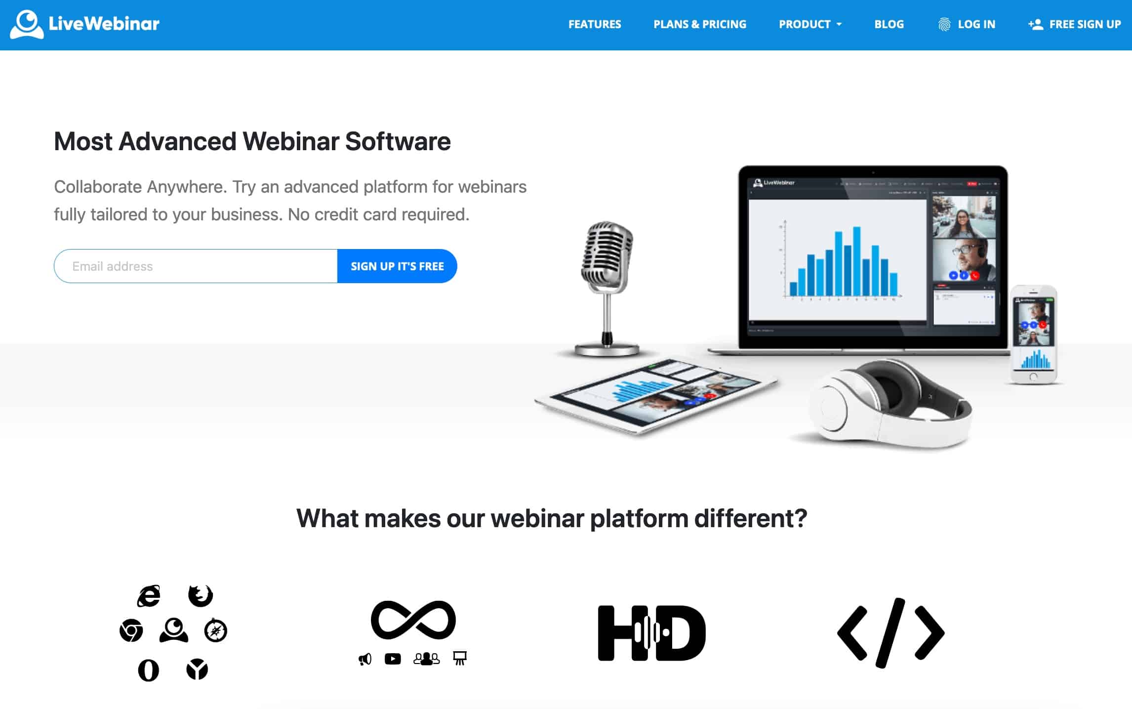 Livewebinar homepage