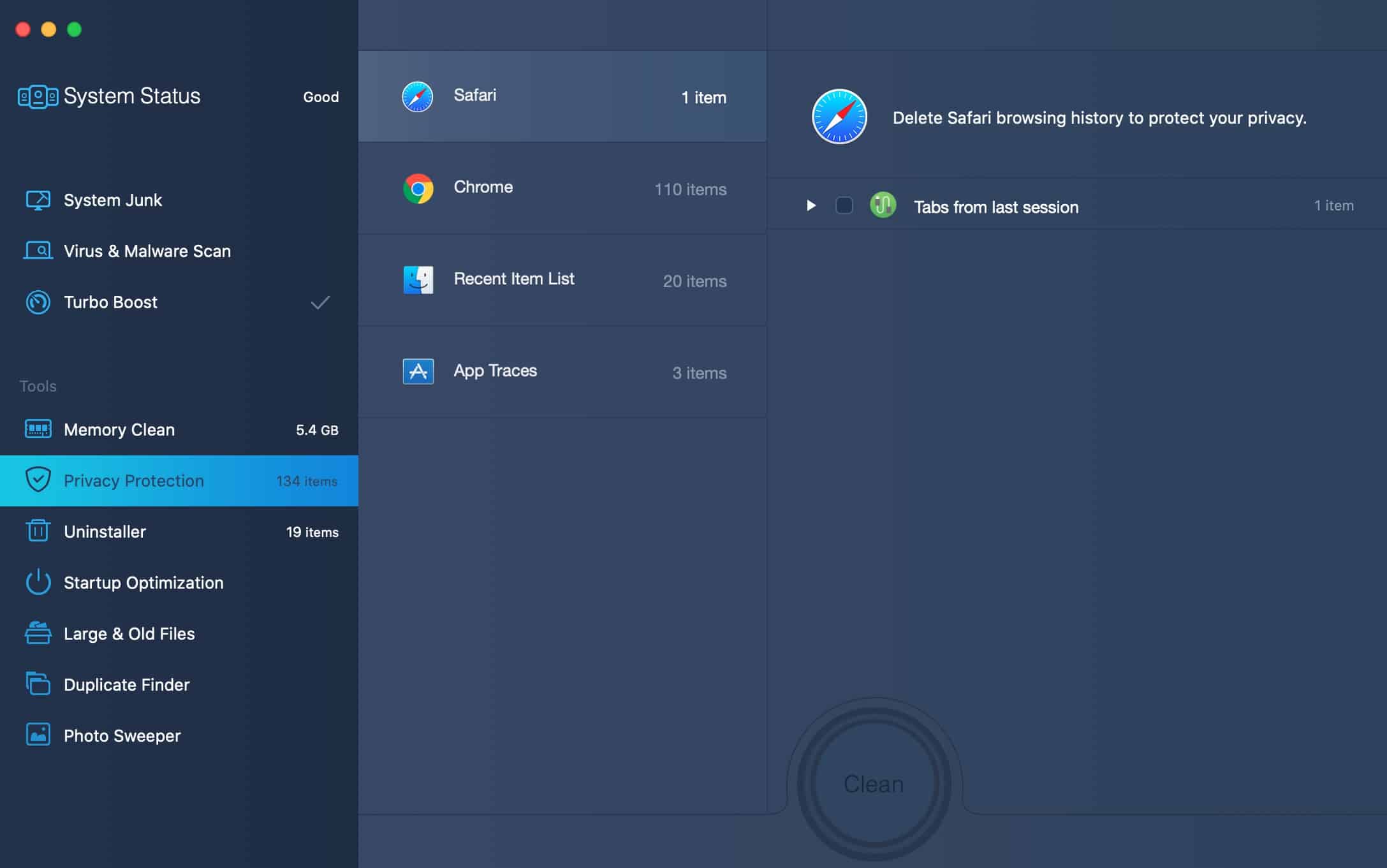 MacBooster privacy protection