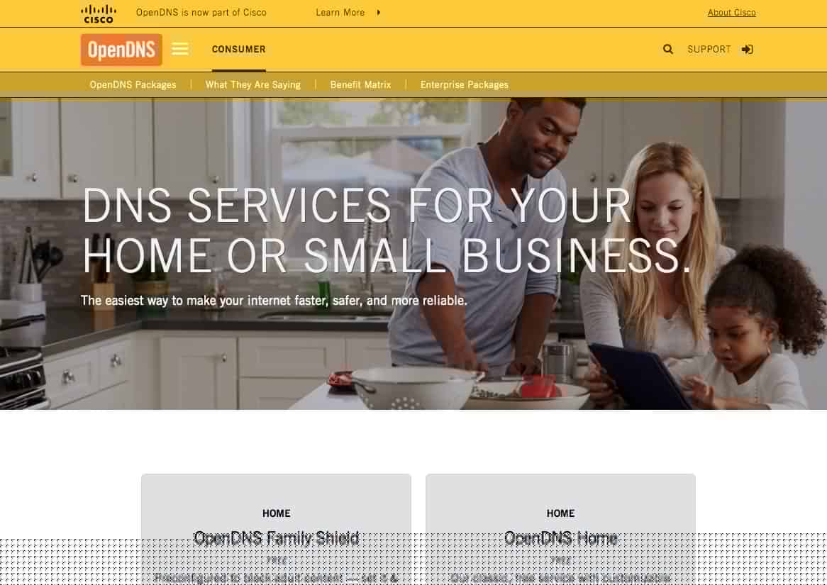 Visit OpenDNS Family Shield
