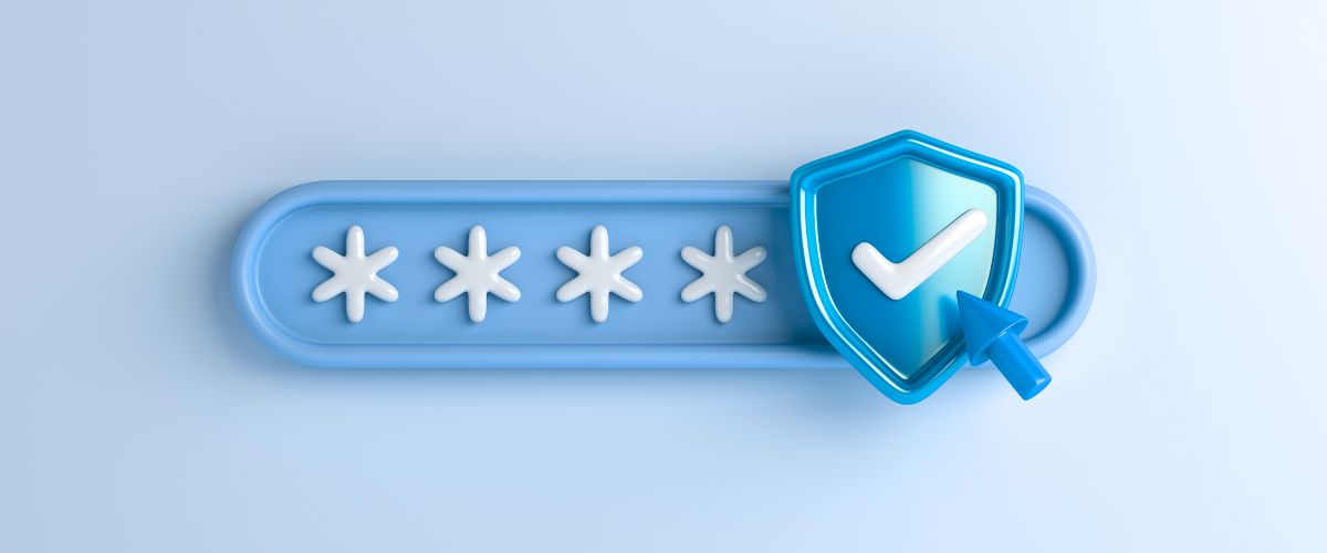 Secure login with strong password