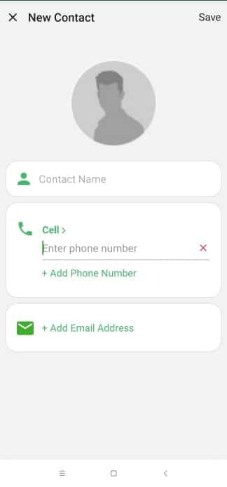 Phone.com mobile contacts
