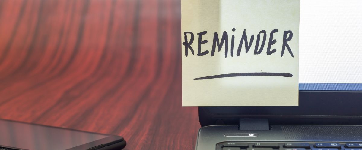 Reminder post-it