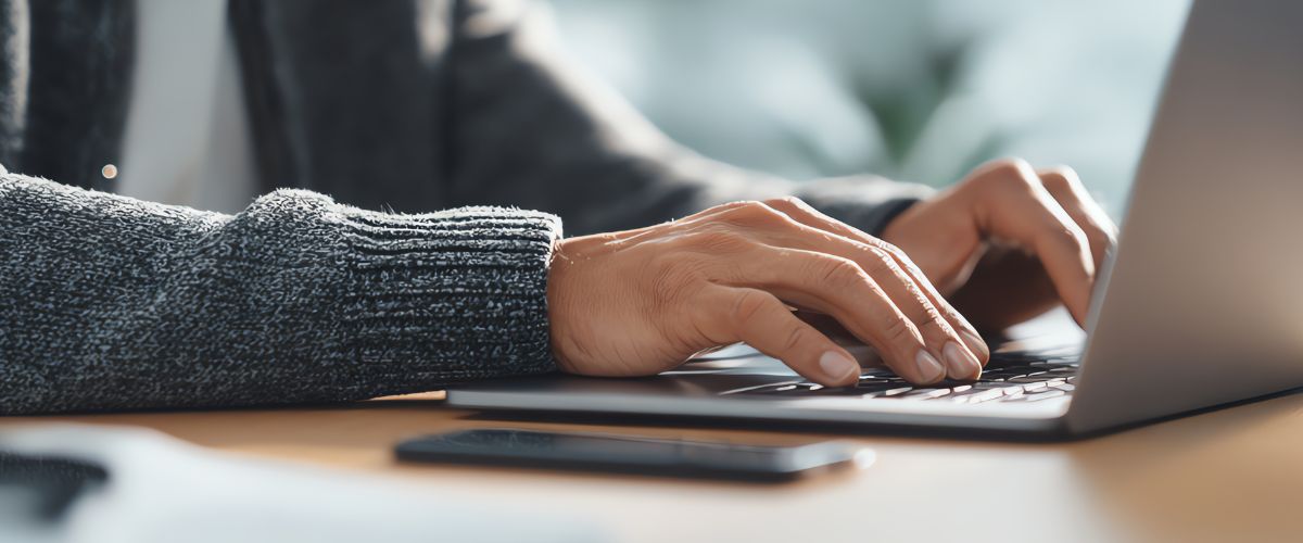 Researcher woman working
