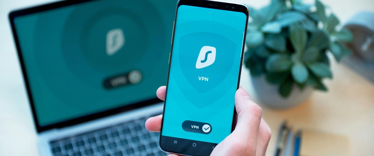 VPN connected on laptop and mobile