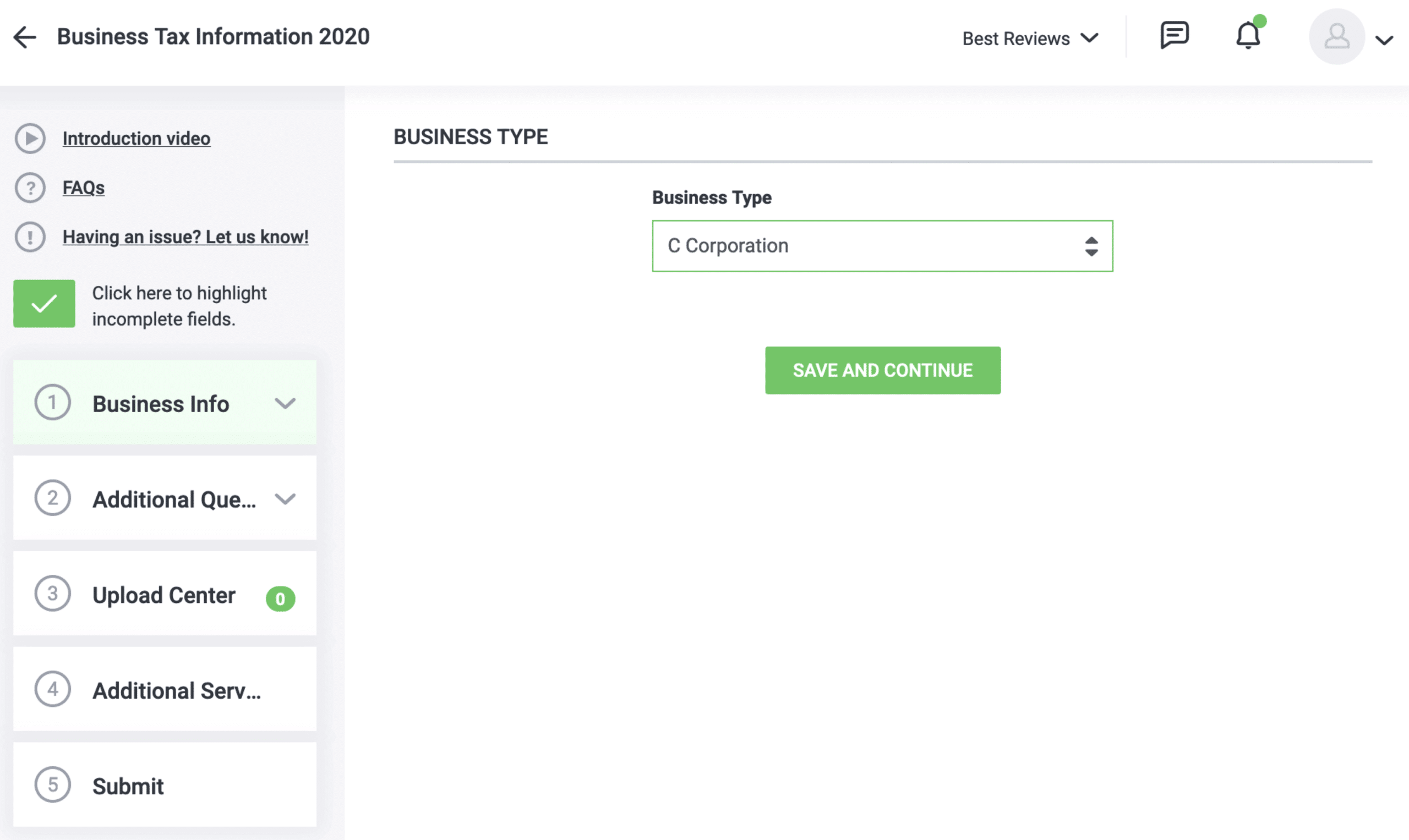 1-800Accountant business taxes