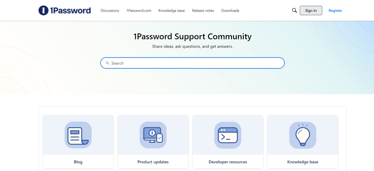 1Password community forum
