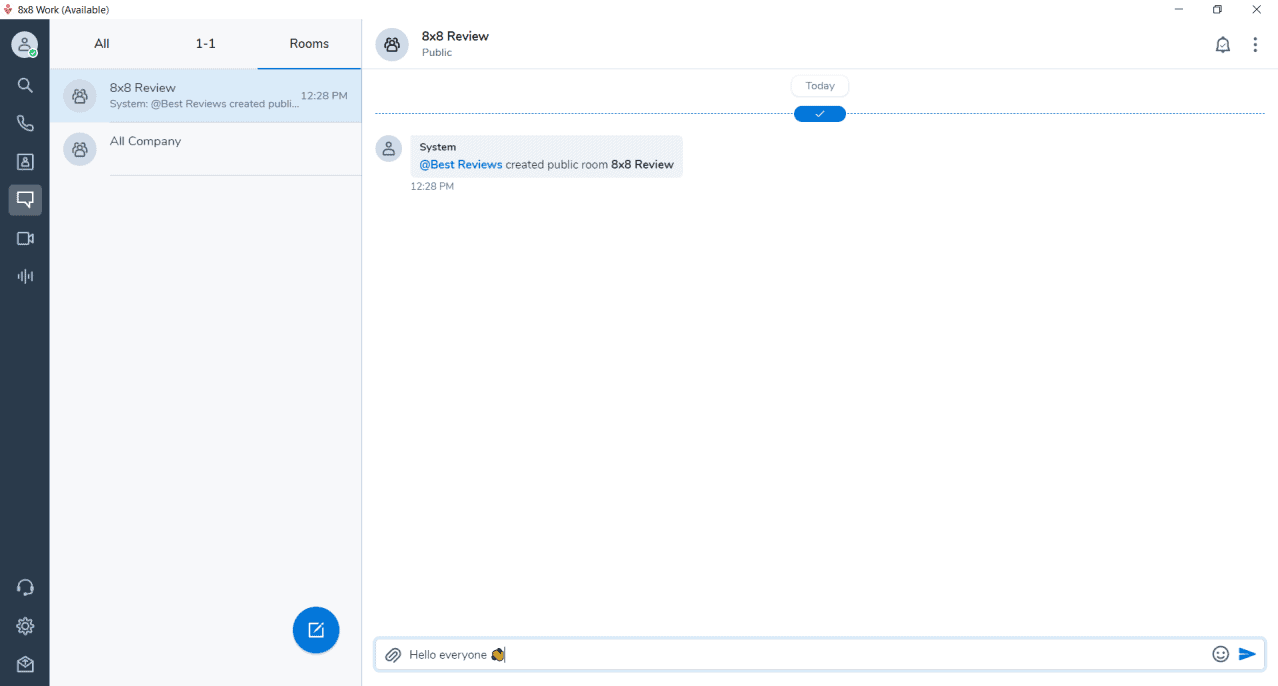 8x8 instant messaging