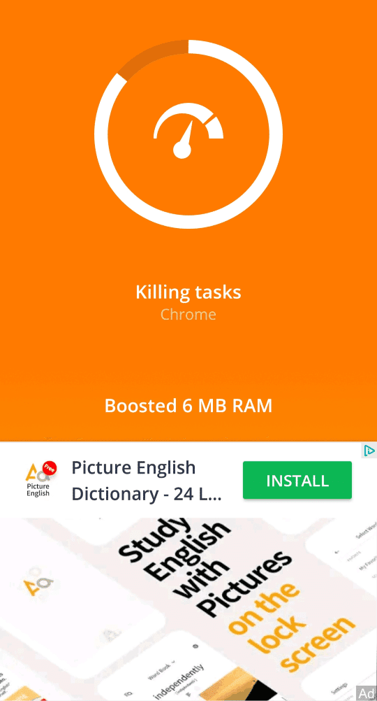 Avast Free Antivirus android ram booster