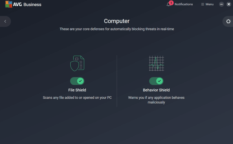 AVG business computer