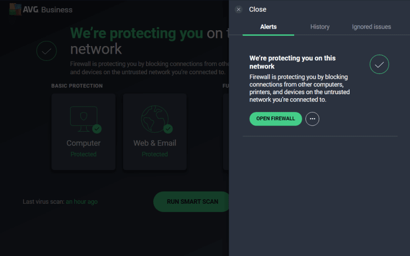 AVG business firewall
