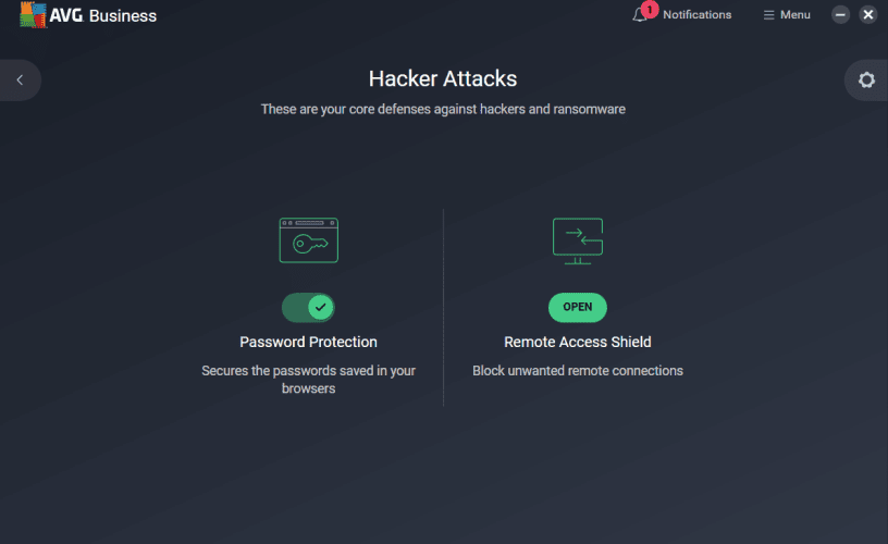 AVG business hacker attacks