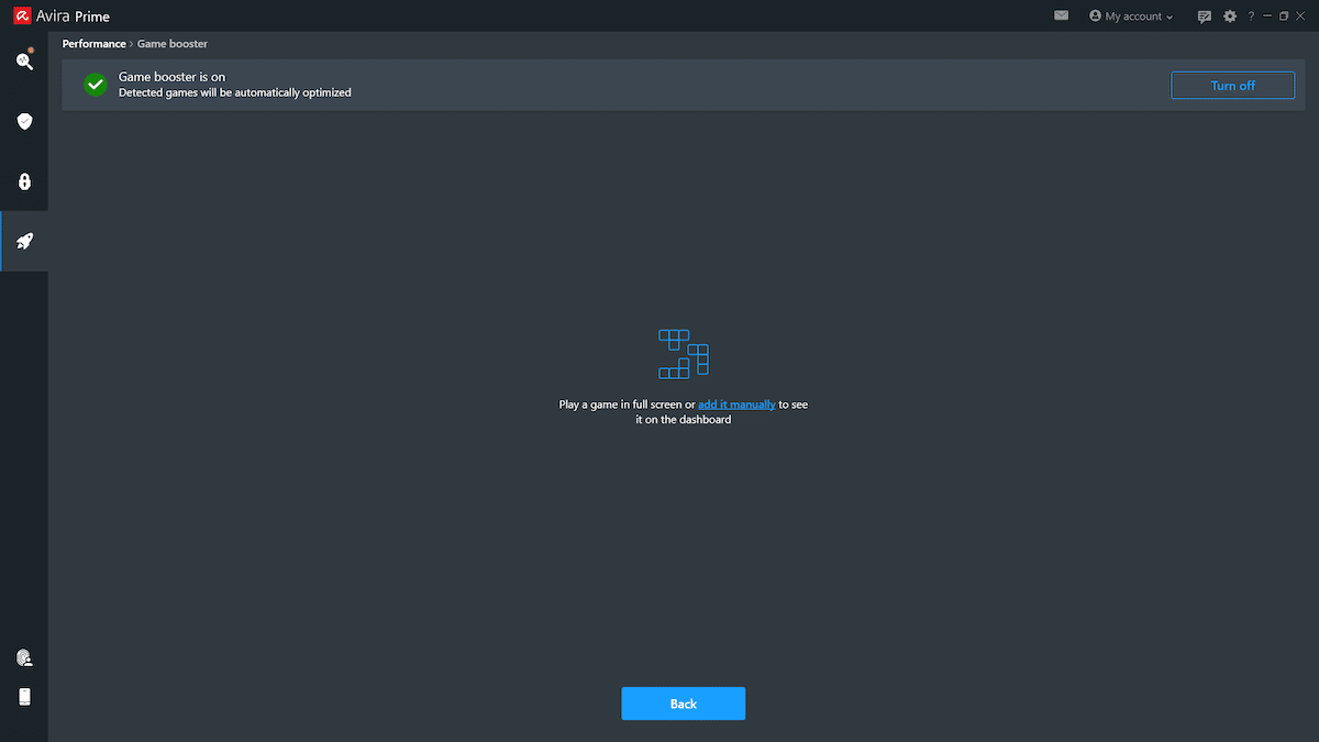 Avira Prime game booster