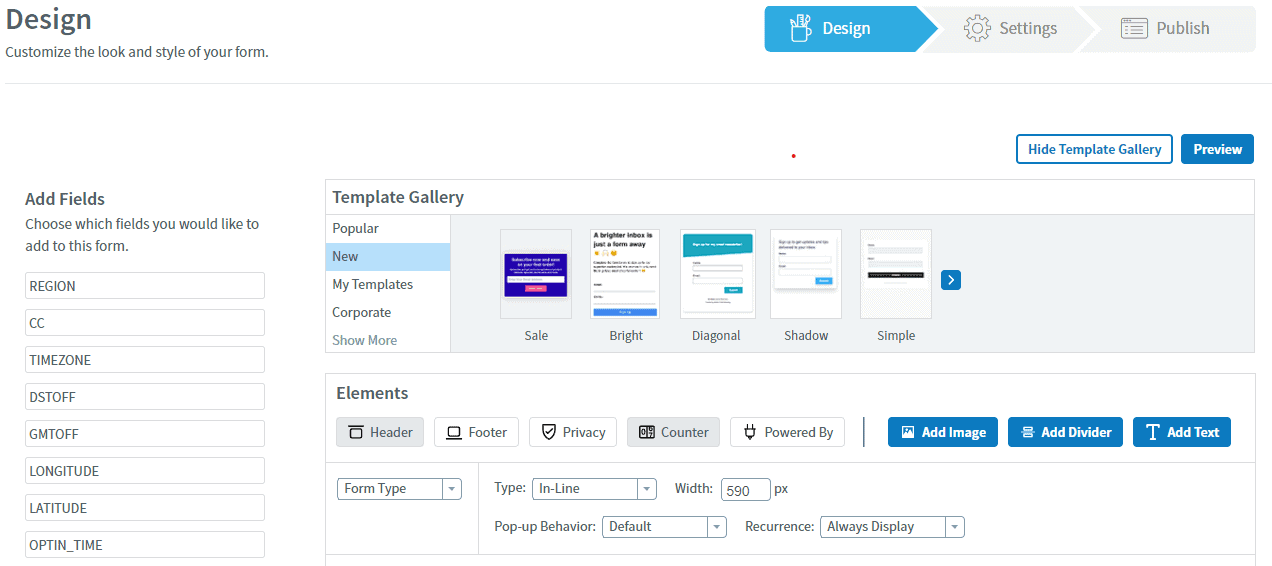 aWeber sign up forms