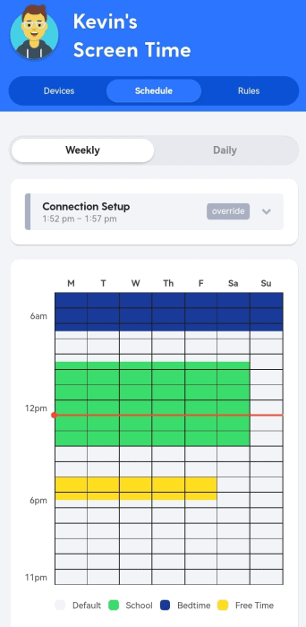 Bark app screen time