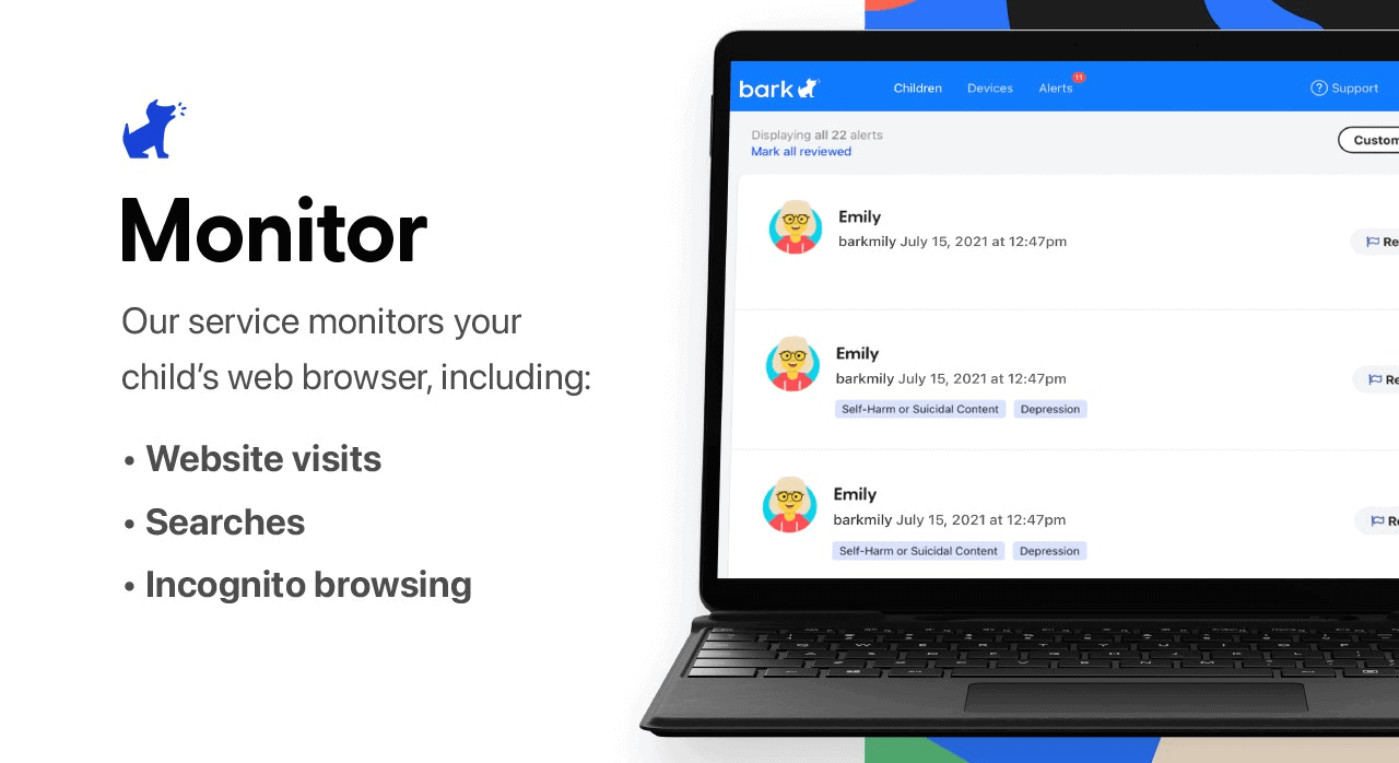 Bark browser extension