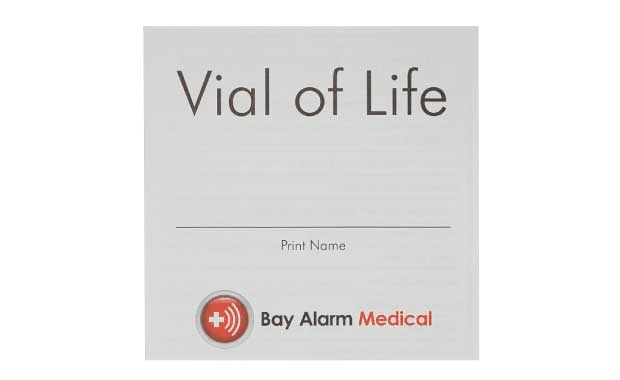 Bay Alarm Medical Vial of Life