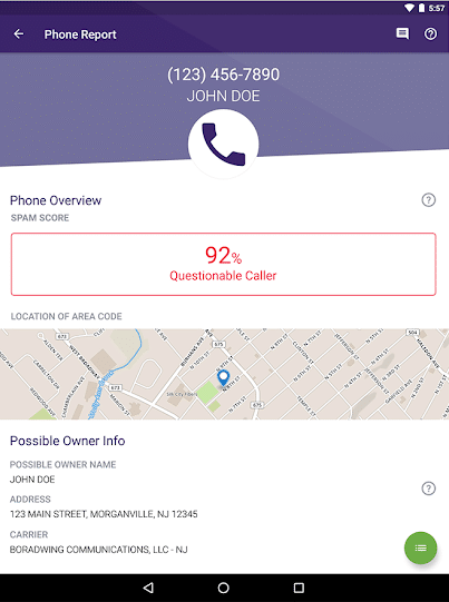 BeenVerified mobile app