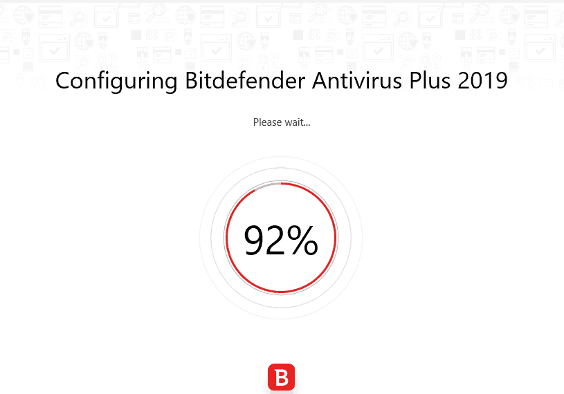 Bitdefender Antivirus Plus installation