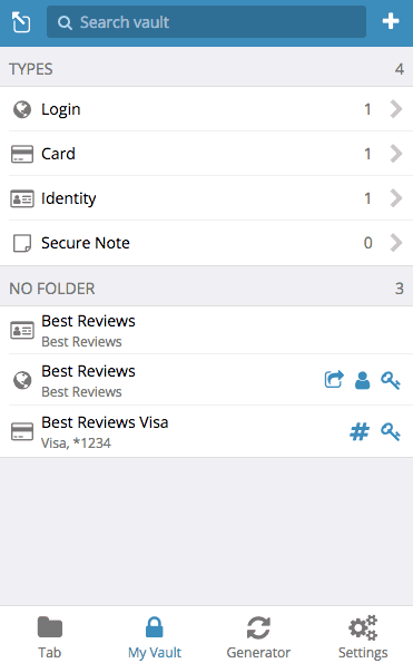 Bitwarden Firefox extension