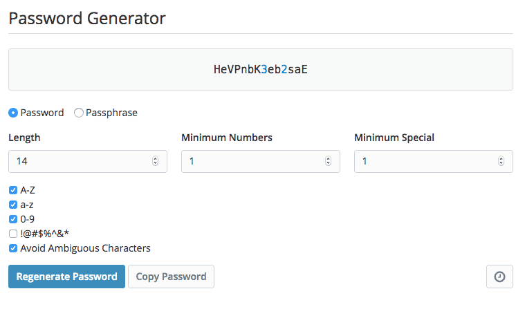 Password generator