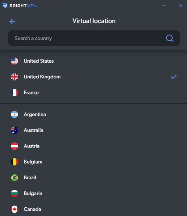 Bright VPN network