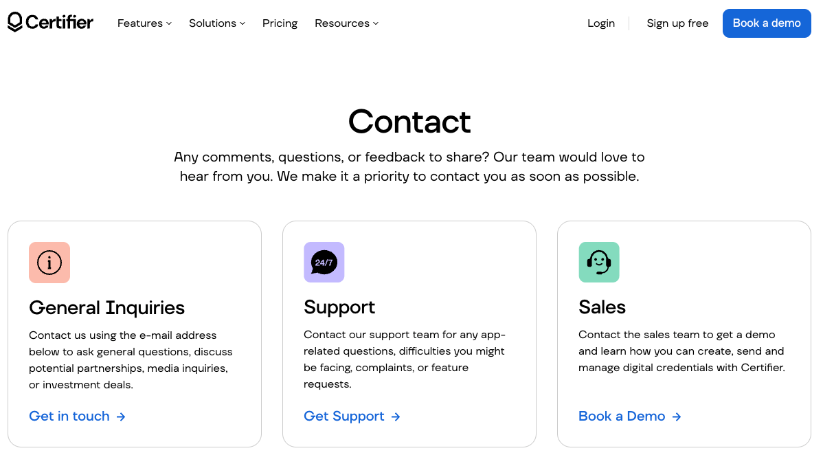 Certifier help center