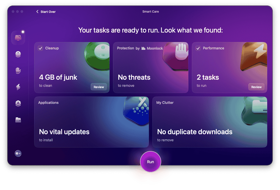 CleanMyMac Smart Care