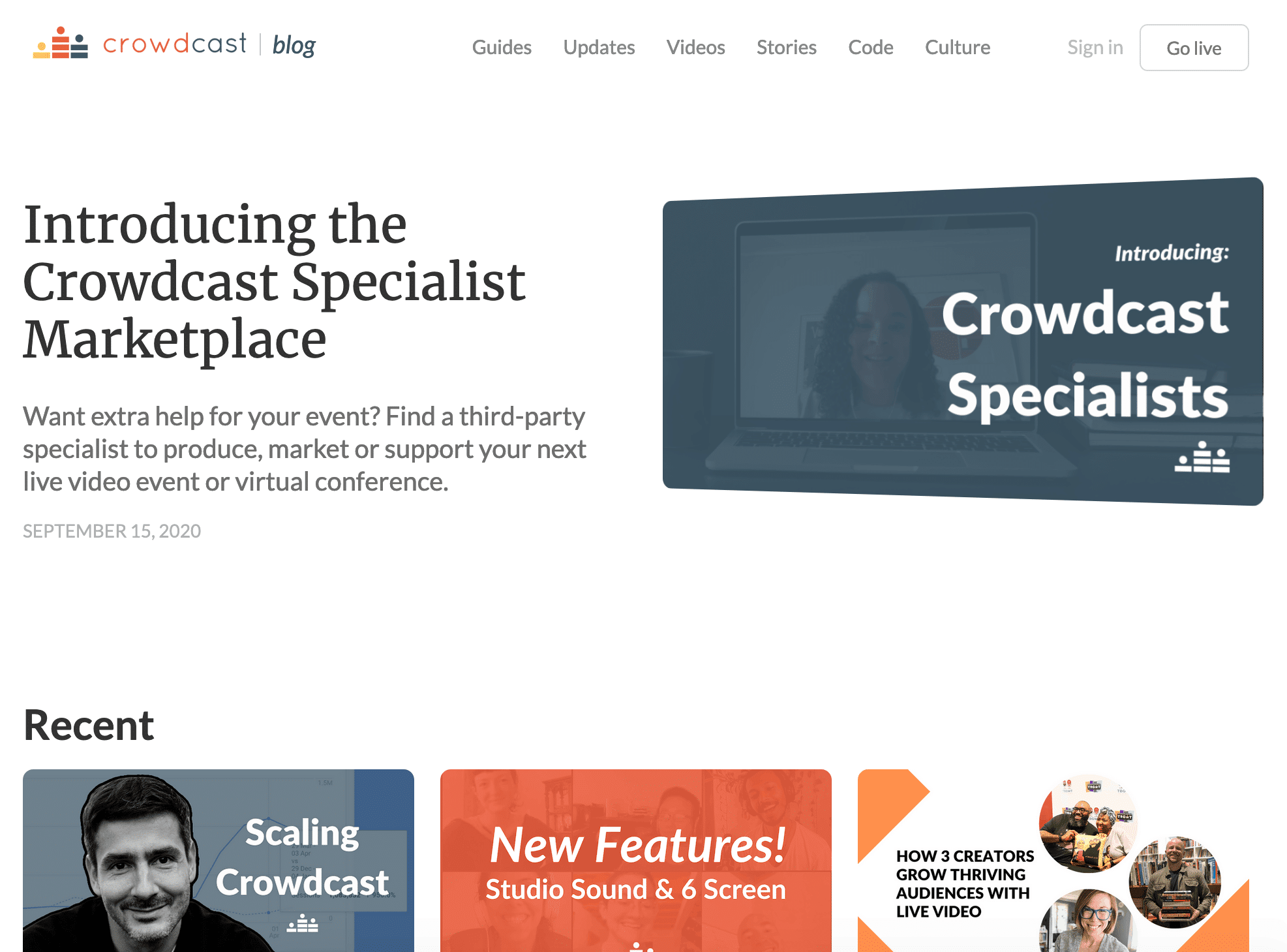 Crowdcast blog
