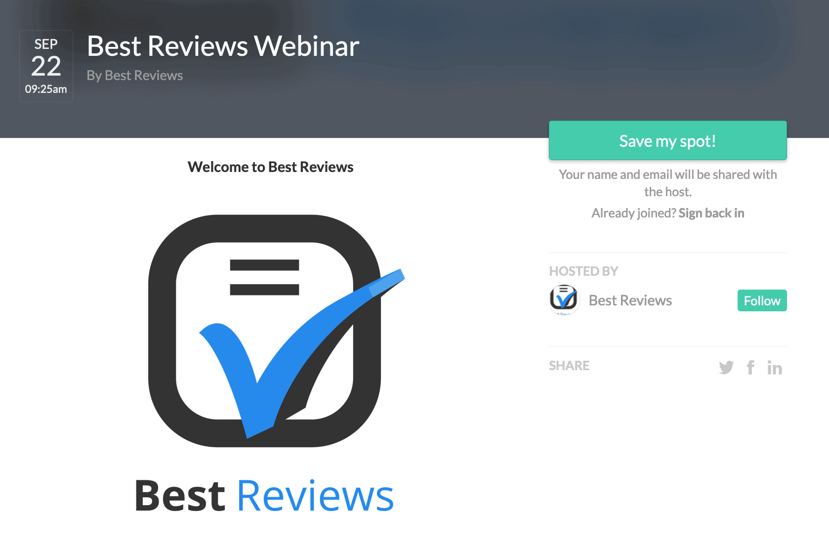 Crowdcast join webinar