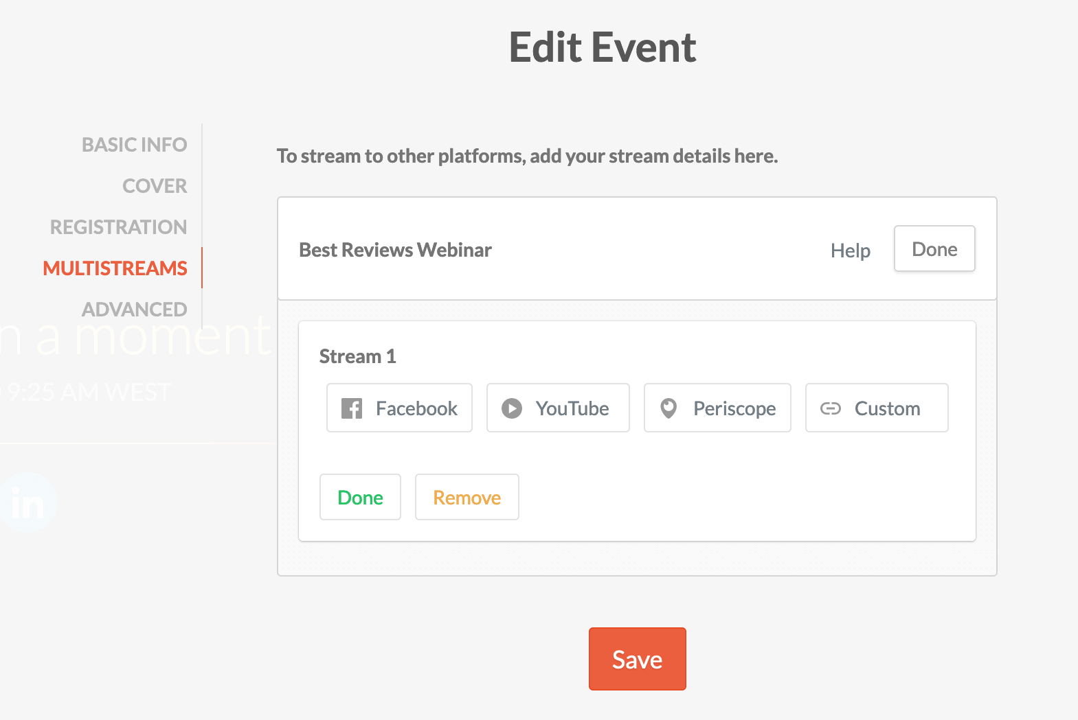 Crowdcast multistreams