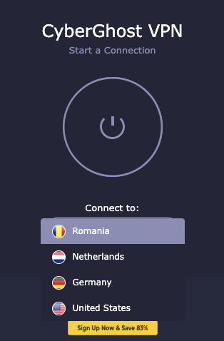 CyberGhost VPN free browser extension VPN