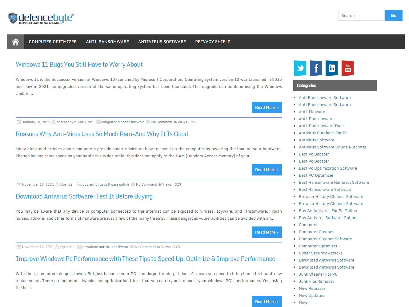 Defencebyte Anti-Ransomware blog