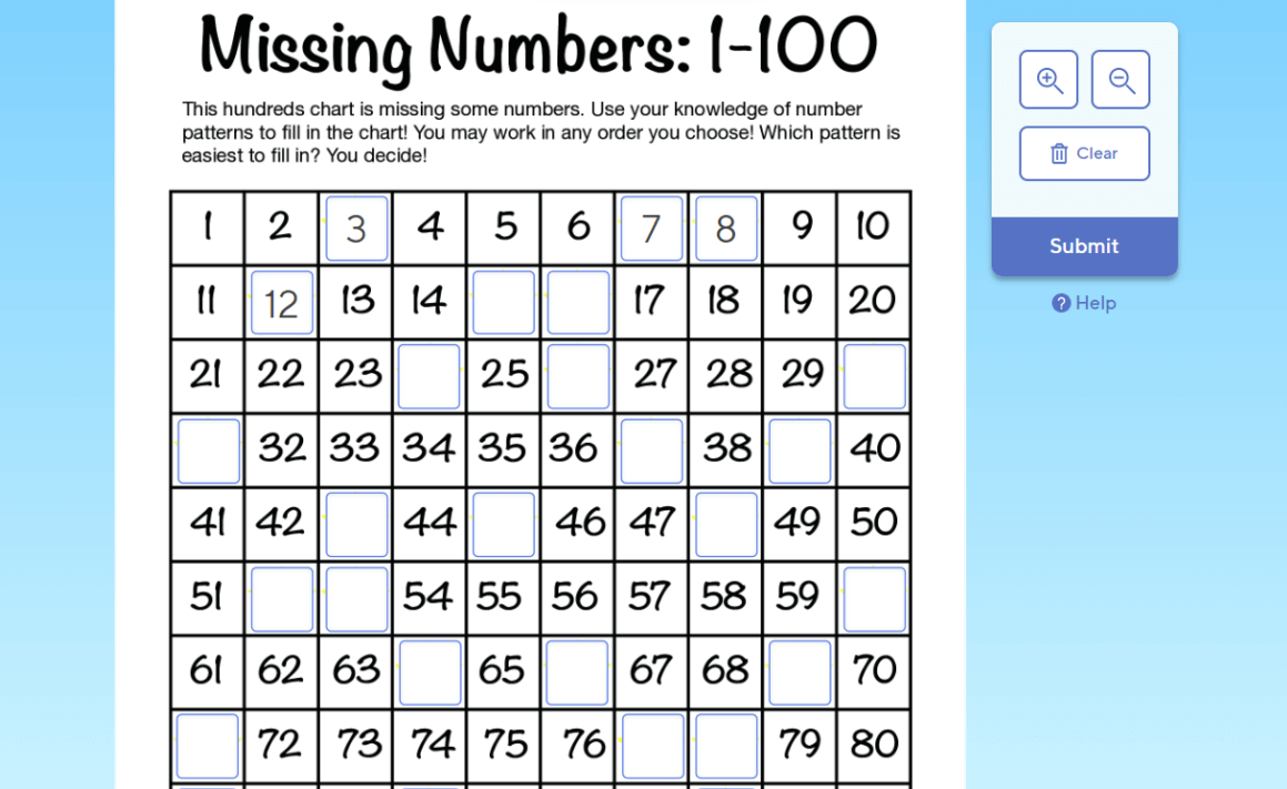 Education.com interactive worksheet