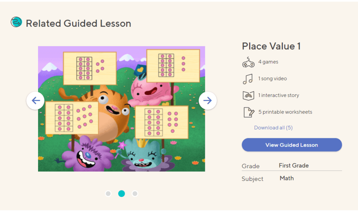 Education.com related guided lesson