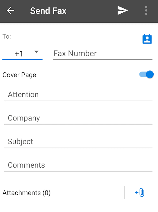 eFax mobile fax