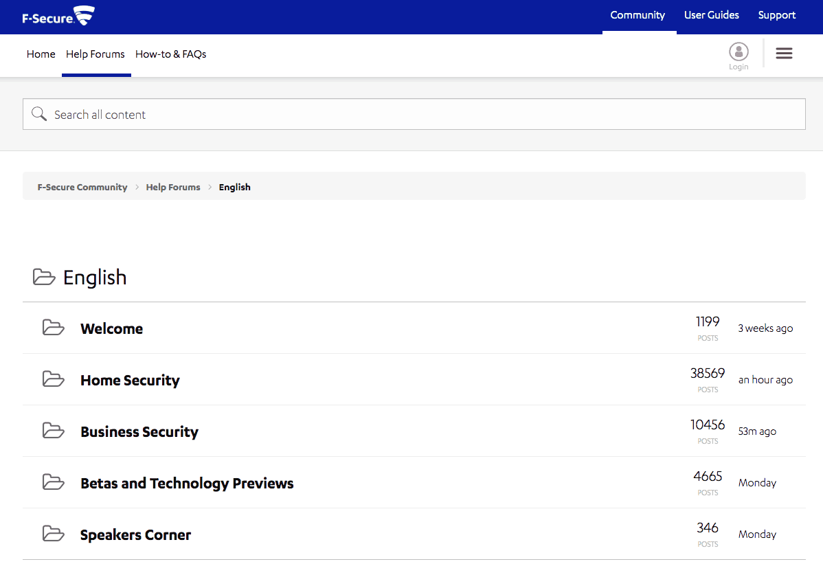 F-Secure KEY's forums