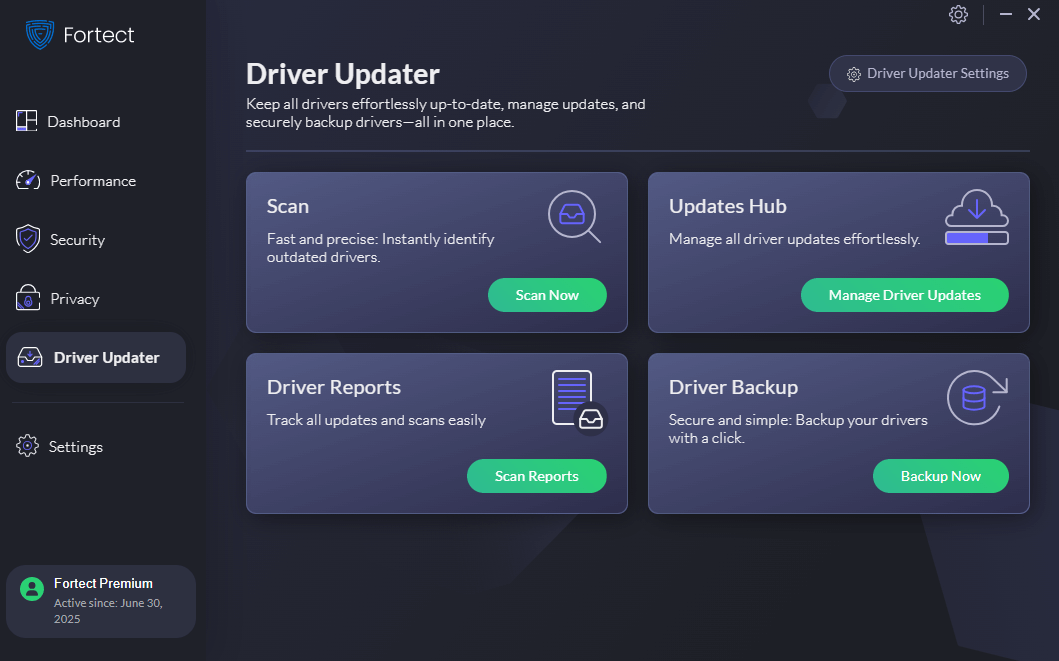 Fortect Windows app driver updates