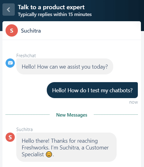Freshchat live chat