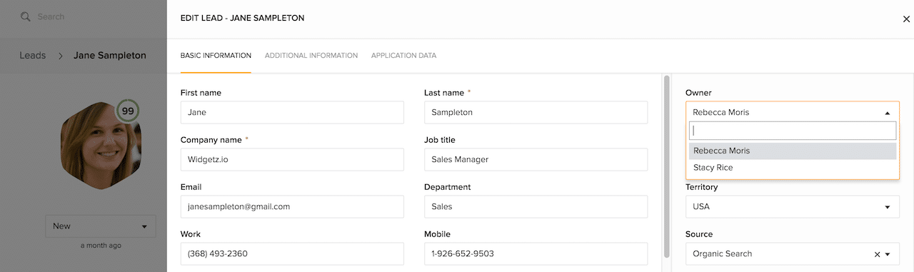 Freshsales assign leads