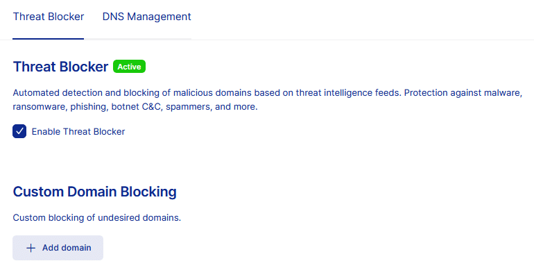 GoodAccess server threat blocker enabler
