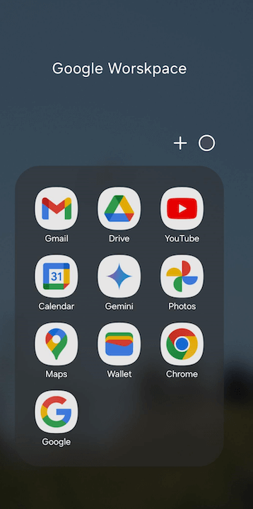 Google Workspace mobile