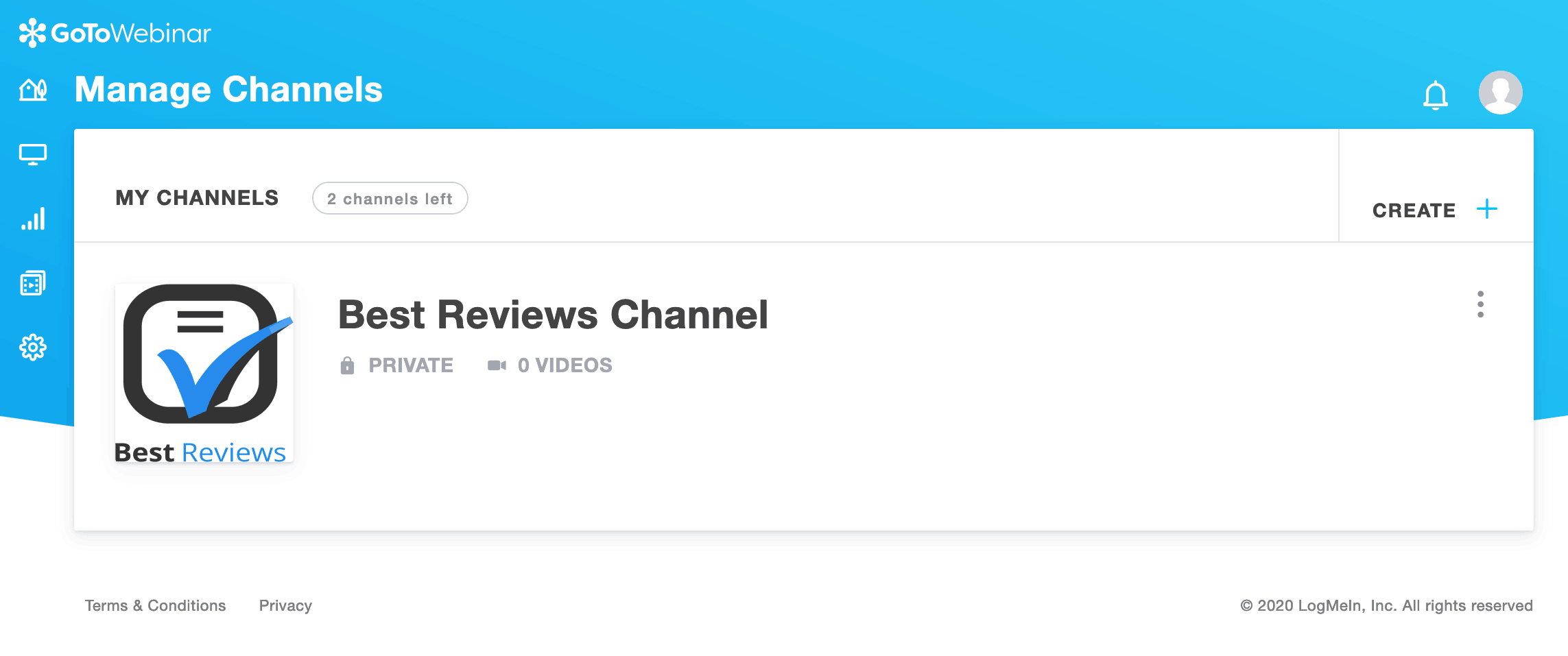 GoToWebinar channels