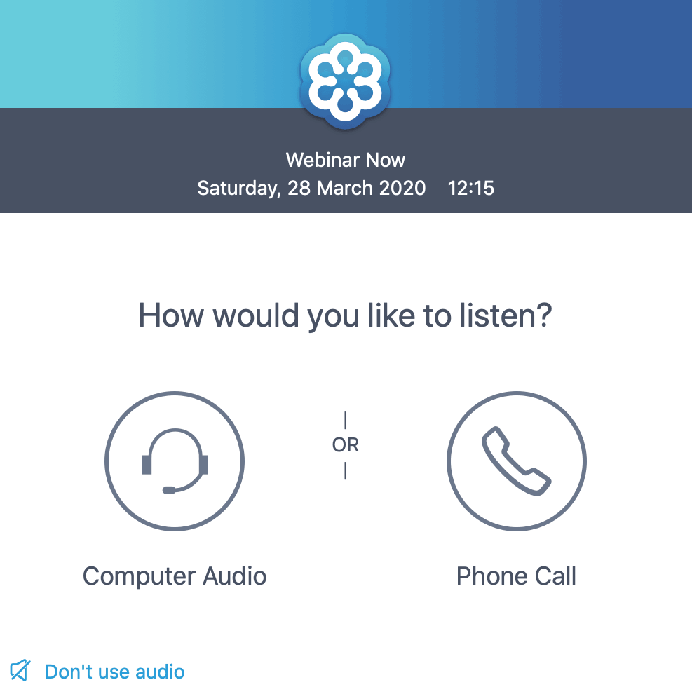 GotoWebinar Join Webinar