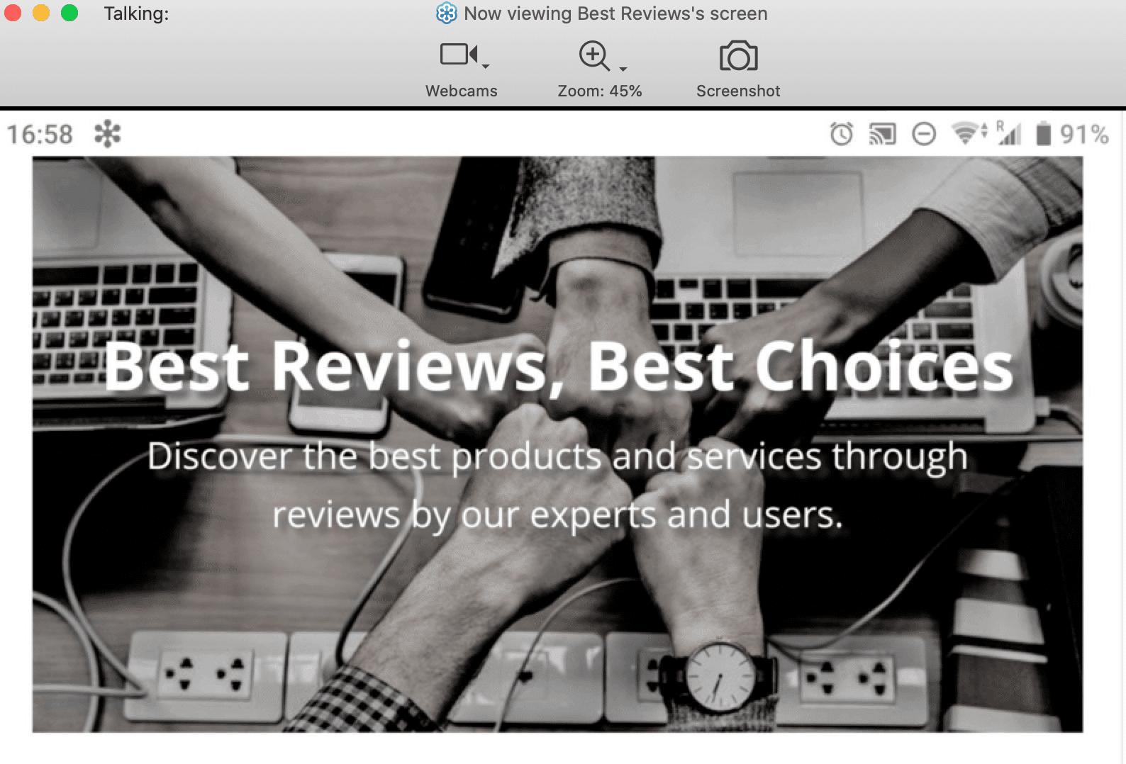 Gotowebinar mobile screen sharing