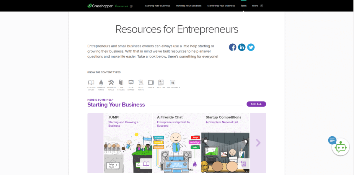 Grasshopper resources page