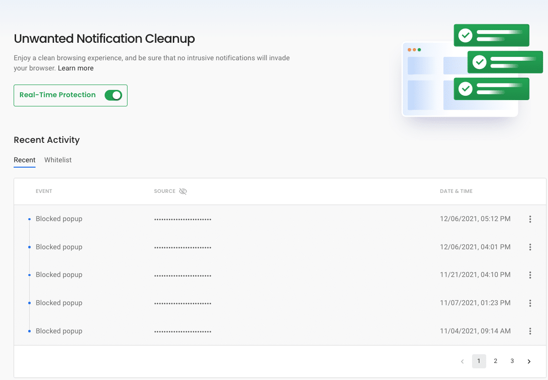 Guardio push notification cleanup
